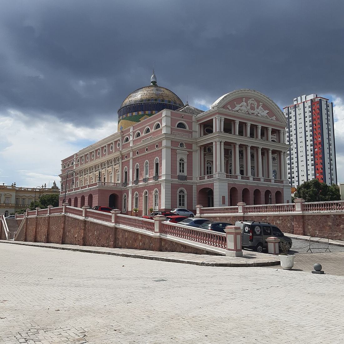 O Teatro Amazonas, em Manaus