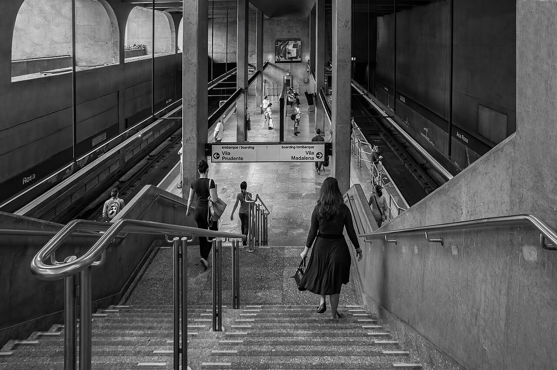 A estação Ana Rosa do metrô de São Paulo