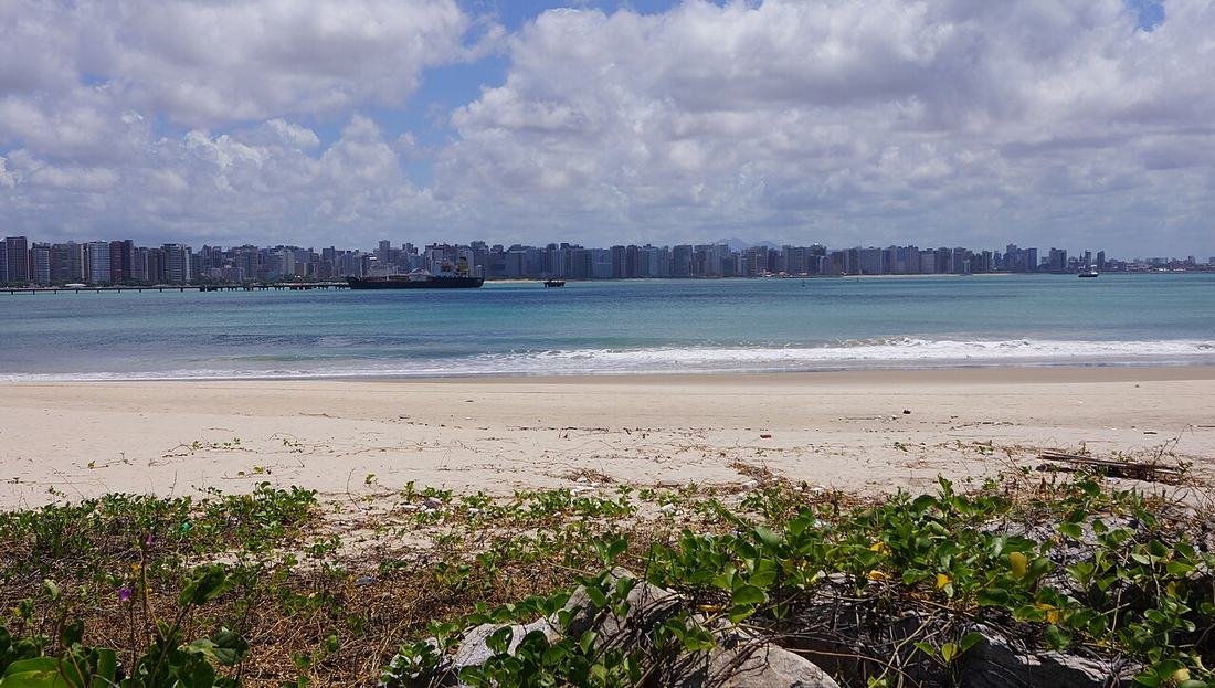 A praia de Copacabana, no Rio de Janeiro
